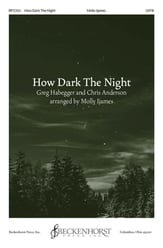 How Dark the Night SATB choral sheet music cover